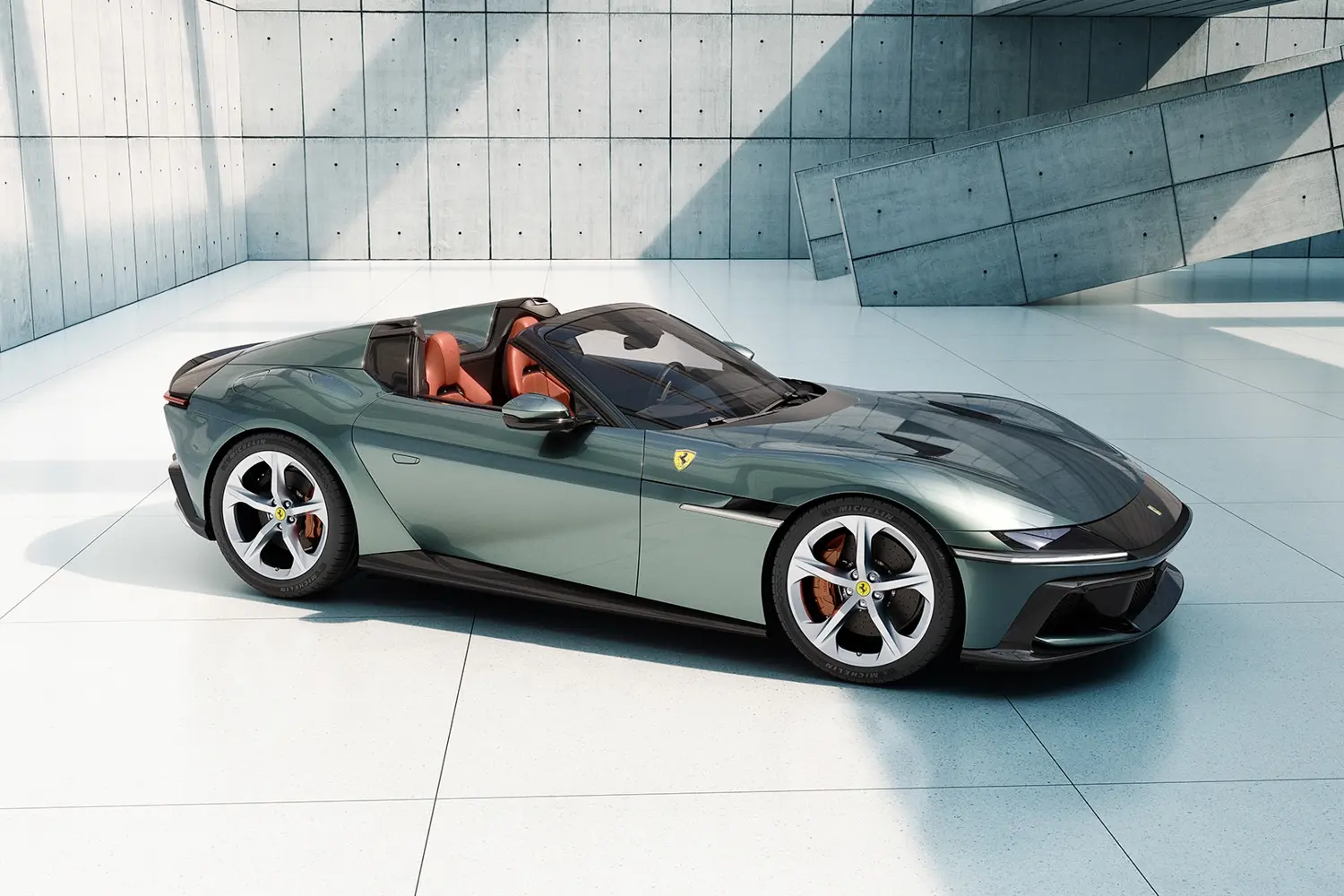 🎯 Ferrari 12Cilindri - Sedan sporty untuk bandar! Design menarik, jimat minyak, ruang dalam luas. Pilihan generasi muda! 🎨