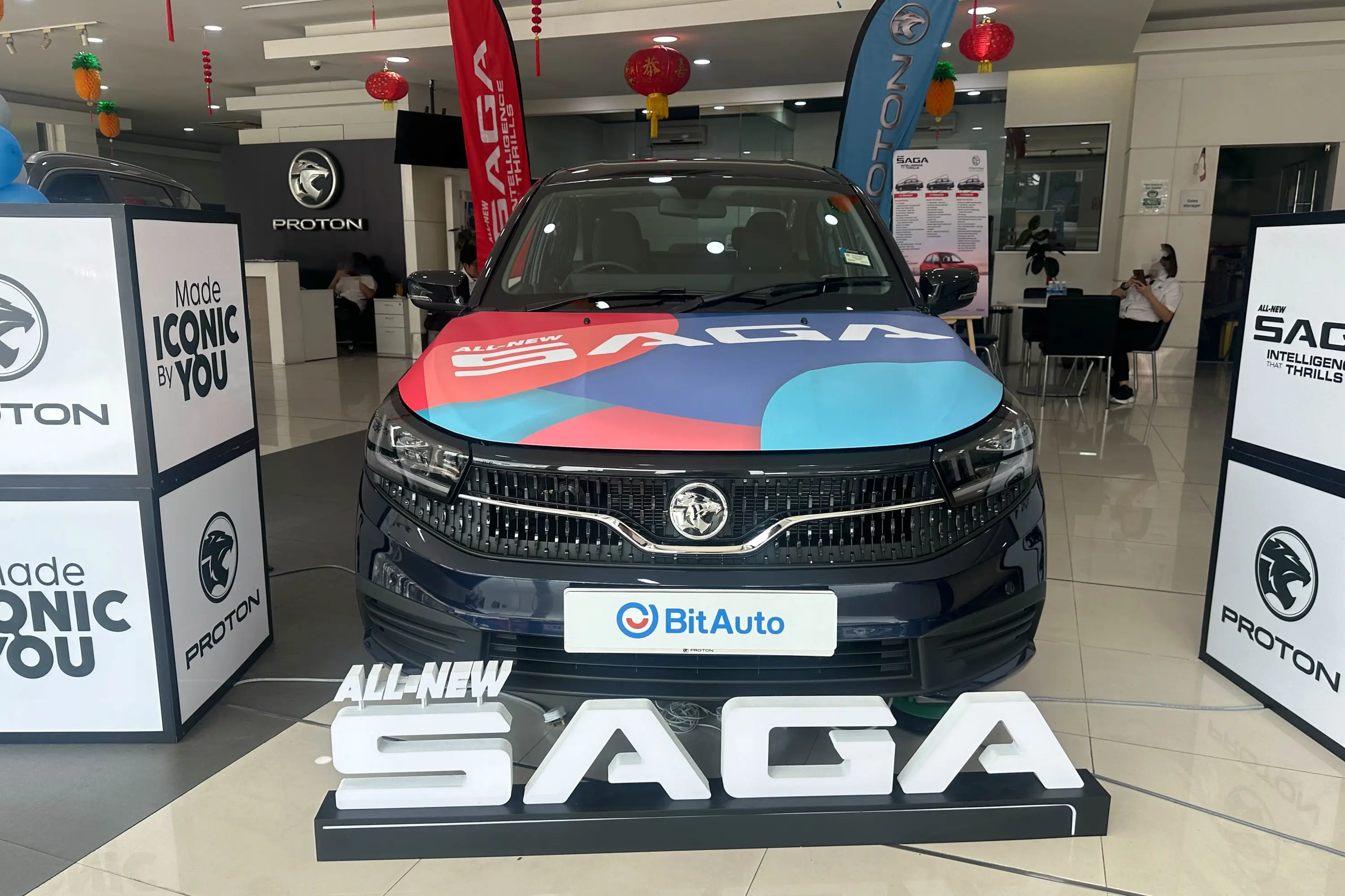 ✨ Proton Saga 全新登场！现代化设计、强劲动力、价格极具竞争力。准备挑战进口车！🌟
