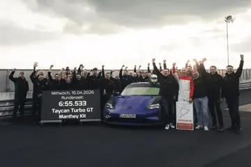 Porsche Taycan Turbo GT with Manthey Kit Shatters Nürburgring Record — 6:55.533