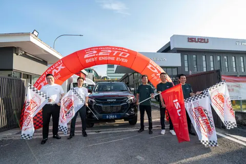 Isuzu D-Max 2.2 menjelajahi Semenanjung Malaysia menerusi cabaran satu tangki