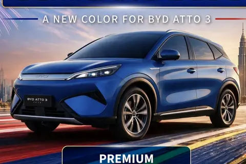 2026 BYD Atto 3 menerima warna Gemilang Blue sempena sambutan Hari Merdeka, dari RM124,800