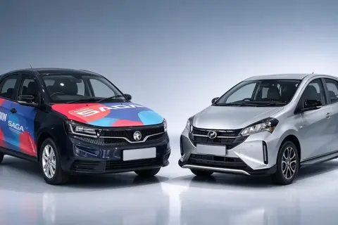 Proton Saga Premium vs Perodua Myvi 1.5 AV:一台让你跑长途不累,一台让你在市区不想下车