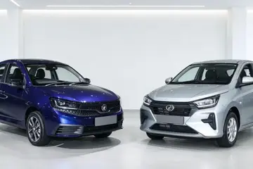 Proton Saga Premium与Perodua Axia 1.0 AV,RM990的差价,一台让你在高速上少踩油门,一台让你在加油站少掏钱包