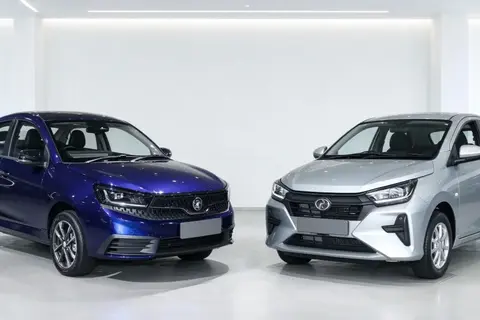 Proton Saga Premium与Perodua Axia 1.0 AV,RM990的差价,一台让你在高速上少踩油门,一台让你在加油站少掏钱包